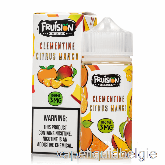 Vape België Clementine Citrus Mango - Fruitsap Co - 100ml 0mg